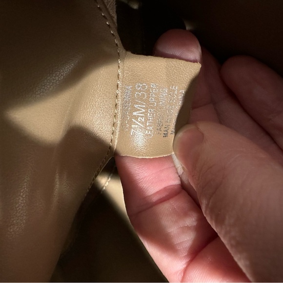 Vince Camuto Dasemma Caramel Leather Over The Knee Block Heel Boot - Picture 5 of 6